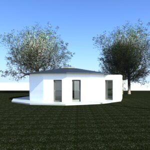 Vue extérieure hébergement temporaire Patrocle