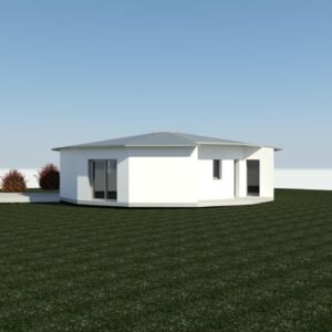 Vue extérieure maison plain-pied Actée 2 chambres