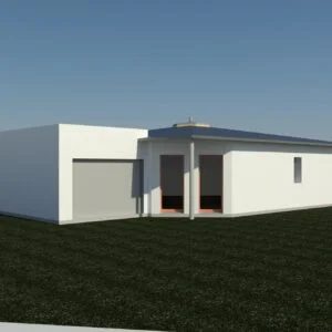 Vue extérieure maison plain-pied Nésée II avec 4 chambres